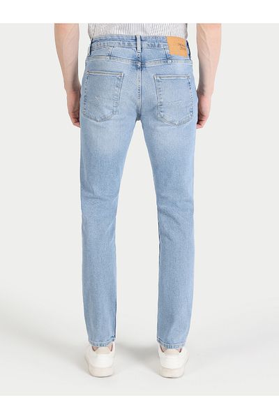 Colin's Pantaloni de jeans indigo pentru bărbați, cu talie joasă, cu picioare drepte