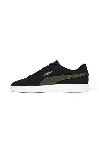 Puma 39233607 Smash 3.0 Buck Unisex Casual Sports Shoes Black