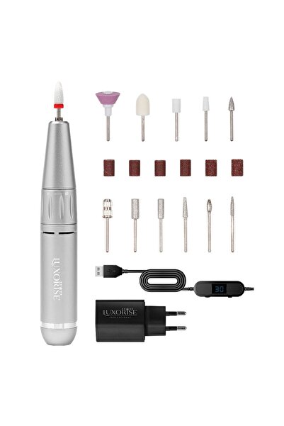 LUXORISE Φορητή λίμα νυχιών τιτανίου StarShine - LUXORISE, ασημί