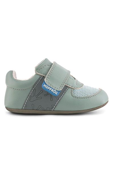 HOPFRÖG Зелени бебешки обувки Barefoot First Step - Smart Walker First Prime Cool