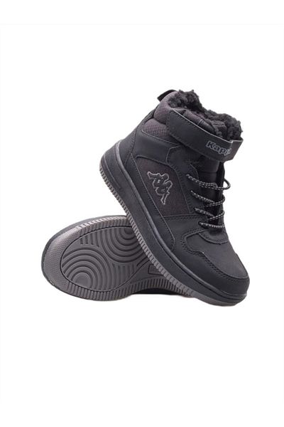 Kappa Ghete de iarnă SHAB FUR K Unisex pentru copii și băieți, negre