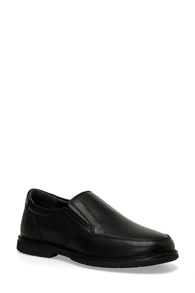 Polaris 5 Point 107588.m 4Fx Thermo Non-Slip Sole Genuine Leather Daily Comfort Men's Shoes Black