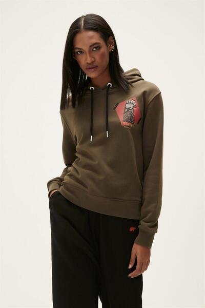 Bad Bear 22.04.12.005-C70 Here Women's Sweatshirt Khaki