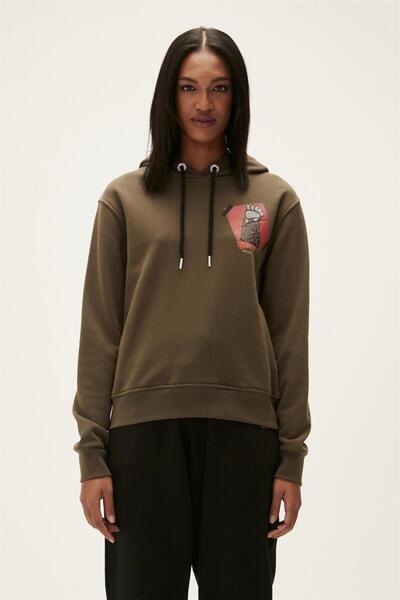 Bad Bear 22.04.12.005-C70 Here Women's Sweatshirt Khaki