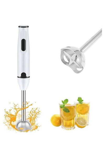 Denx Dinex Stick Blender Hand Held Electric Blender 400W With Stainless Steel Blades, Handheld Grip Stick