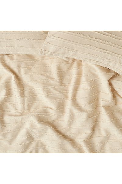 Bella Maison 100% Cotton Bohemian Double Bedspread Set Cream (240X260 cm)