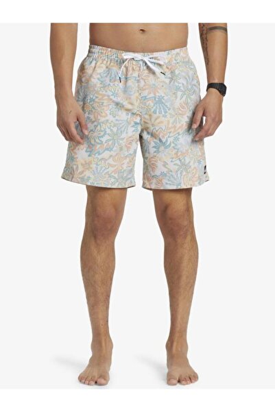 Quiksilver Eqyjv04004 Re-Mix Volley 17Nb Men's Shorts Swimwear Cream