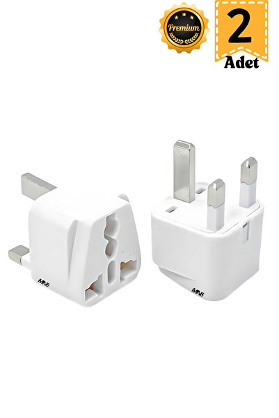 MN6 M006 Priz dönüştürücü/2 Adet/Kıbrıs-hac umre prizi-G Plug Adapter-Seyahat...