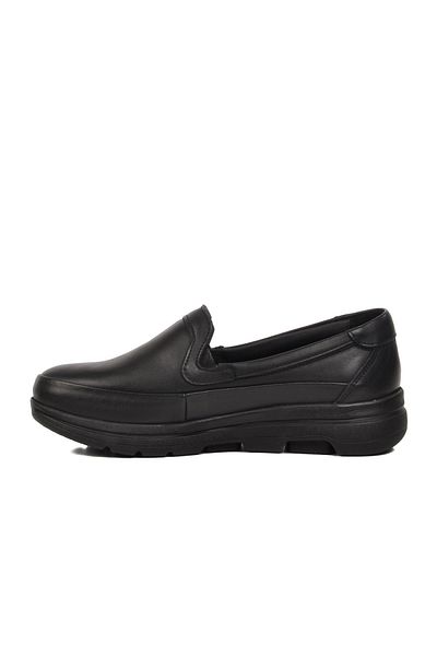 FOREX Black Genuine Leather Women's Casual Shoes Forex 1049 Z