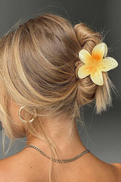 New Obsessions Πόρπη με μανταλάκια πολυτελείας Hibiscus