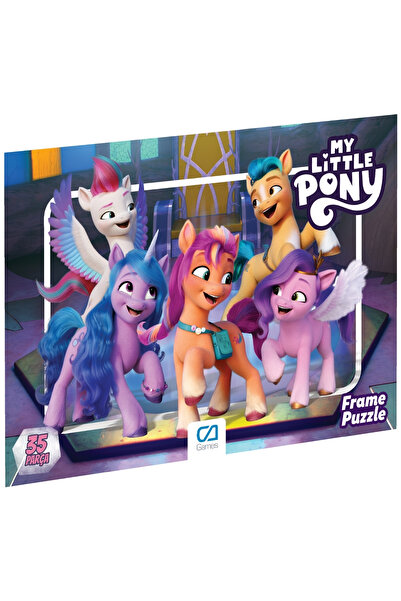 CA Games My Little Pony Lisanslı 35 Parça Çerçeveli 34x24cm Çocuk Puzzle Yapb...