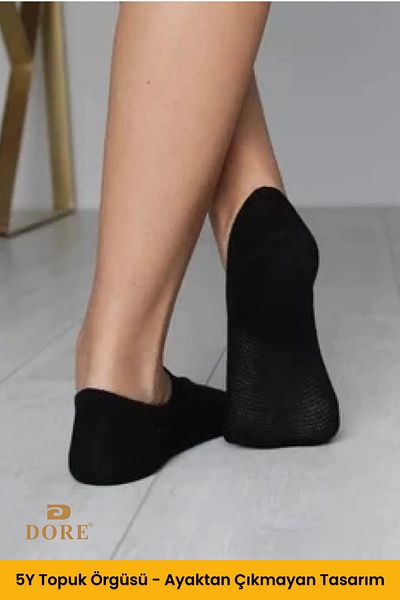 Dore Original Women 6 Pairs Premium Casual Sports Shoes Sneaker Seamless Invisible Solid Color Booties Socks