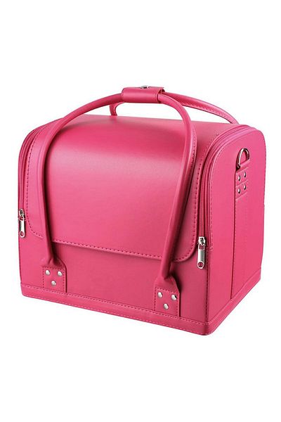 TECOS Geanta profesionala pentru cosmetice sau depozitare, Tecos®, roz , dimensiuni 27.5x 21x 17.5 cm