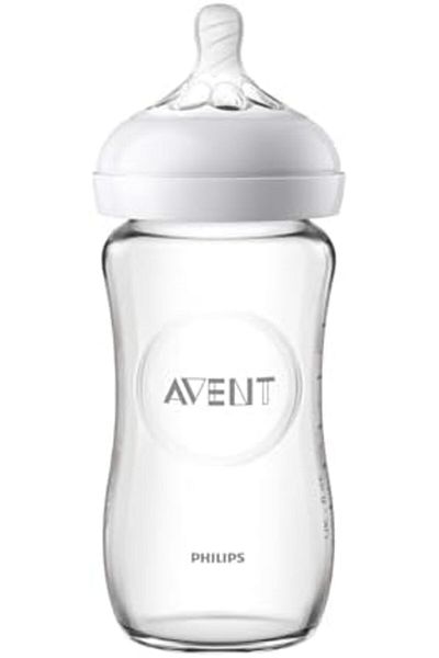 Philips Avent Natural 2.0 Bottle GLASS 240ML X1 (126) SCF053/17
