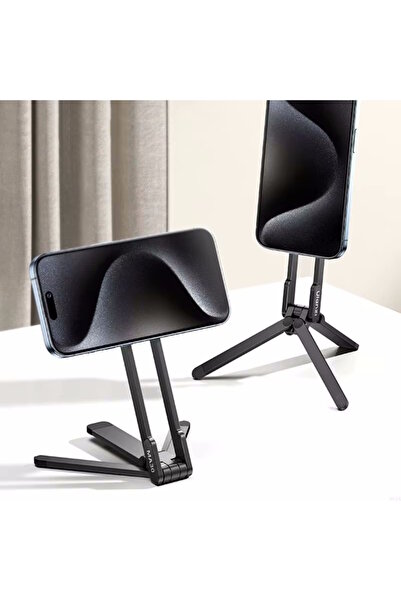 m.tk moveteck Magsafe Telefon Tutucu İphone 16/15/14/13/12 Masa Üstü Telefon Tripodu Tutucu Ayaklı Mıknatıslı
