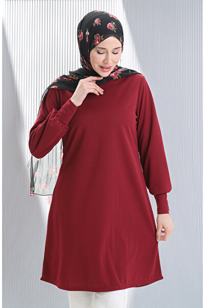 sefamerve Basic Tunik 1120-01 Bordo