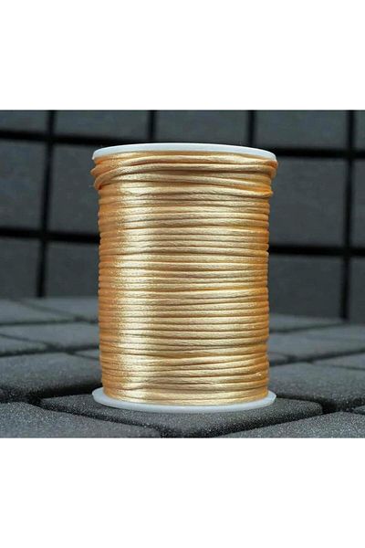OZN AKSESUAR Floss Rope, Rat Tail, Bracelet Rope Necklace Rope, Wedding Dress Rope Engagement Rope, Kaftan Rope (2mm 10Mt)