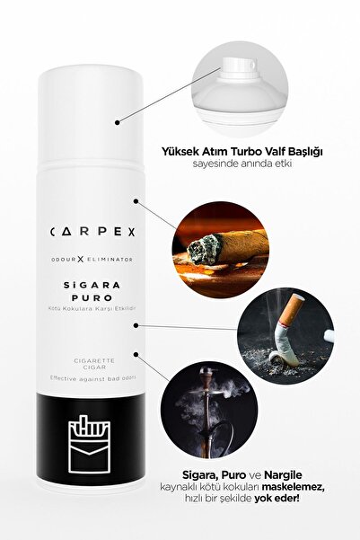Carpex Sigara Puro - Kötü Koku Giderici Sprey 500 ml