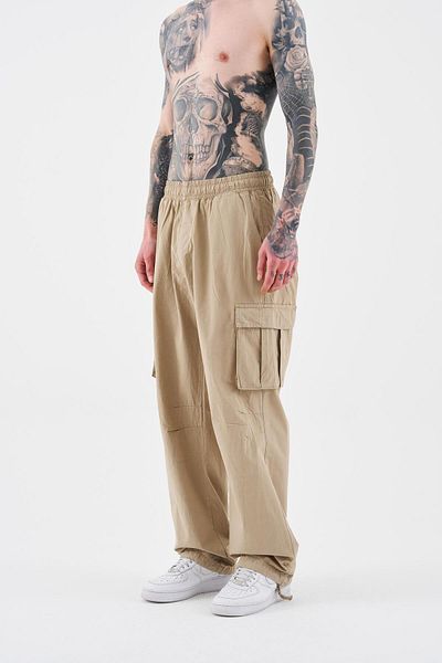 Machinist Ανδρικό παντελόνι Cargo Parachute BEIGE