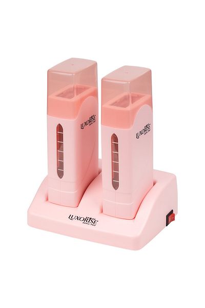 LUXORISE Double Exclusive Care Wax Heater, Pink