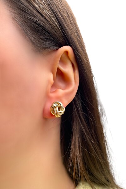 Altınaşkı Aşk Düğümü Altın Küpe