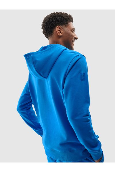 4F Hanorac albastru pentru bărbați M688 SWEATSHIRT