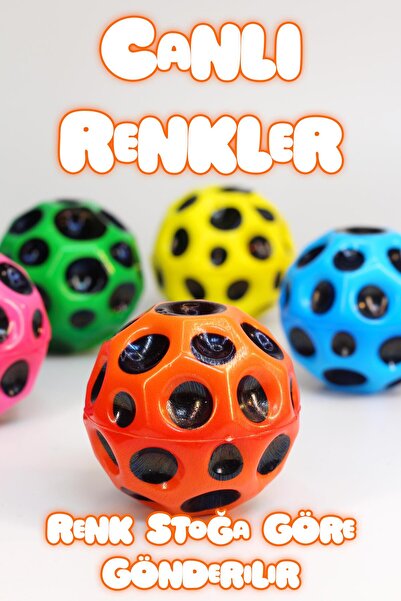 Telvesse 2 Pack High Bouncing Ball Galaxyball Galaxy Space Moon Ball Extreme Bouncing Garden Toy Crater Sky