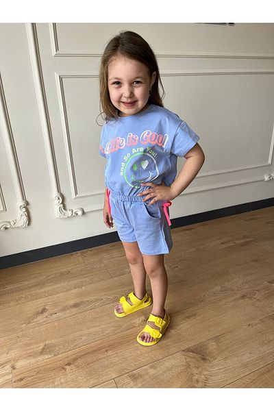 Alinna Shorts for the Girl. Girl's T-Shirt. Shorts Suit Girl