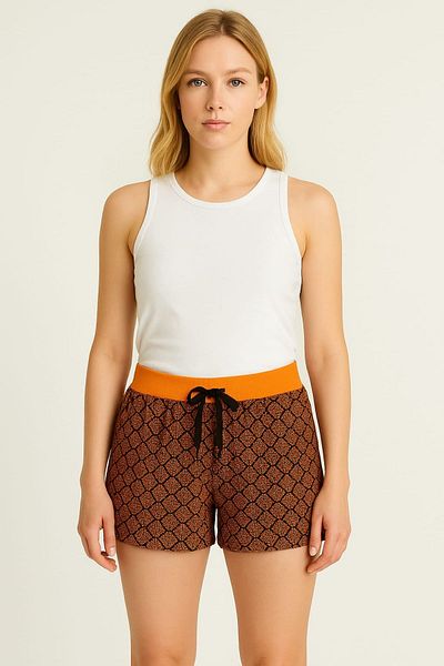 enmodaiçgiyim Patterned Women's Shorts