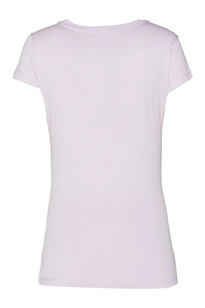 New Balance Wtt2033-Pbr Logo Tee Women's T-Shirt Purple