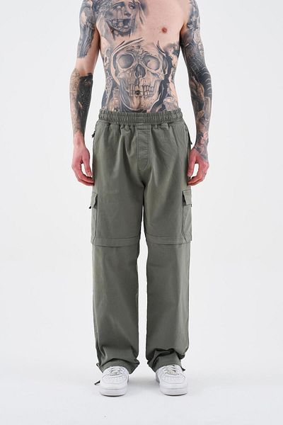 Machinist Men's Denim Cargo Pants Khaki