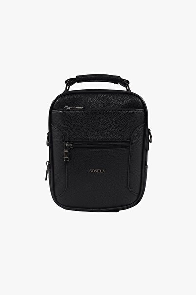 SOSELA 45-3022 Black Small Size Men's Handbag