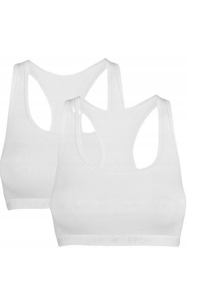 4F BRA F034 (set de 2) sutien de damă alb