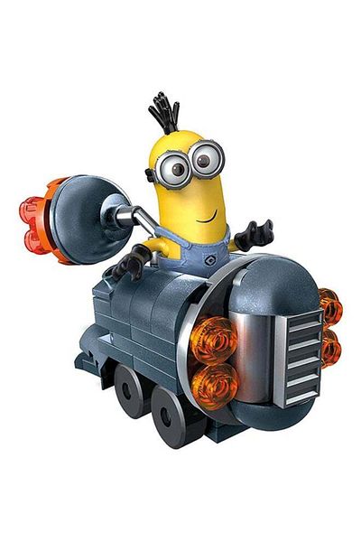 Mega Bloks 69-Piece Mega Construx Despicable Me 3 Grus Mini Vehicle Blue