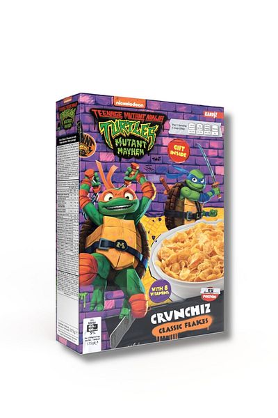 KANDİZ TMNT Movie Crunchiz Classic Flakes 375g
