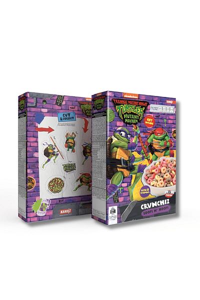 KANDİZ TMNT Movie Crunchiz Loops N' Hoops 375g