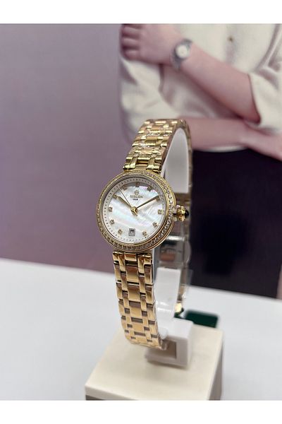 Hislon Gold Classic Women's Wristwatch 3 Atm Waterproof
