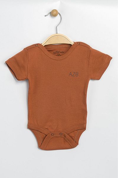 Aziz Bebe Baby Boy Girl 100% Cotton Bodysuit & Bodysuit with Snap Fasteners
