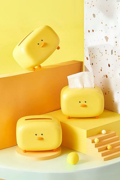 YOYOSO Napkin Holder - Yellow - Plastic