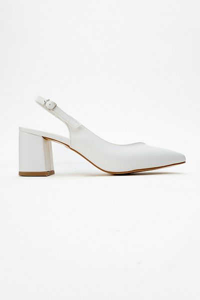 Ataköy Ayakkabı High Heels - White - Block