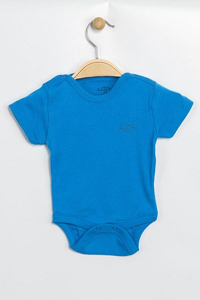Aziz Bebe Baby Boy Girl 100% Cotton Bodysuit & Bodysuit with Snap Fasteners