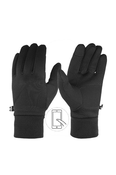 4F GLOVES U053 unisex gloves black