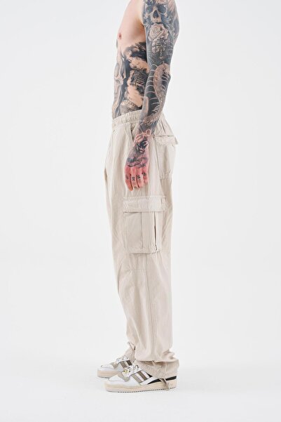 Machinist Men's Parachute Cargo Pants Stone