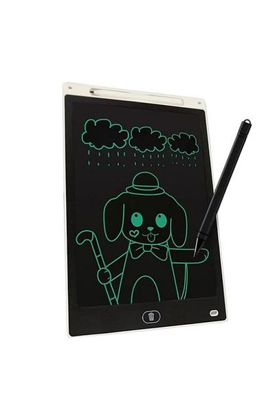 nextbuy لوحة كتابة رقمية مقاس 8.5 بوصة تعمل باللمس للأطفال، لوحة رسم ورسم وكتابة ومسح باللون الأبيض