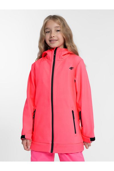 4F SOFTSHELL F153 for girls jacket purple