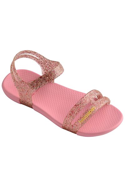 Havaianas Kids Play Mall Glitter Macaron Pink Sandals