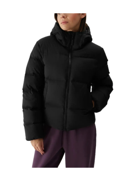 4F Geacă cu puf F481 geacă de damă neagră