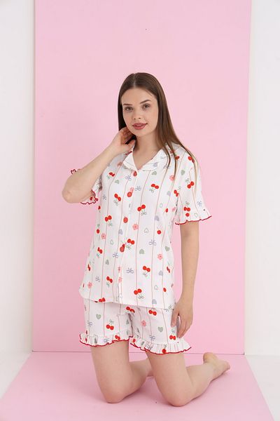 ELİTOL Burnout Button Shorts Set