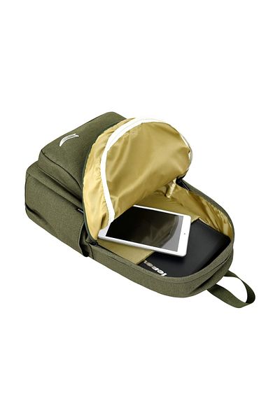 barberri Casual and School Backpack with Laptop Compartment, Fully Lined, Water Bottle Compartment, Punterez Stitching