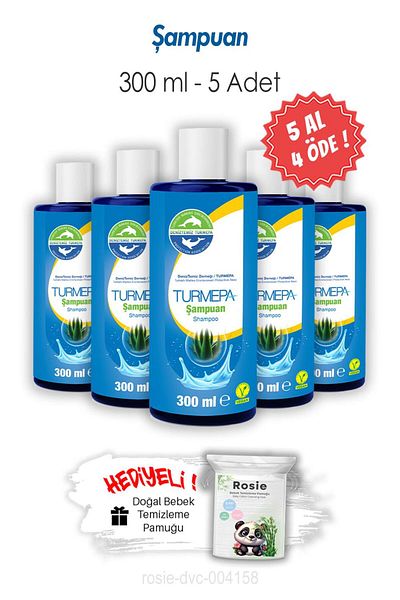 Turmepa BUY 5 GET 4 PAY Shampoo 300 ML and ROSIE